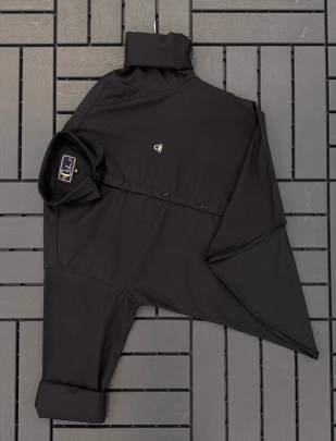 MEN'S EXCLUSIVE PLAIN COTTAN   FABRIC  FULLSLEEV SHIRT