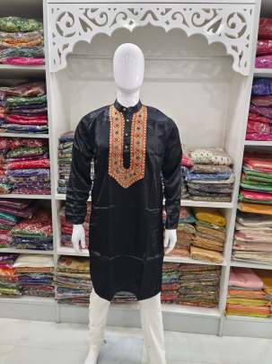 Men's Mirror work kurta Mens Kurta With Payjama
