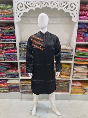 Men's Mirror work kurta Mens Kurta With Payjama