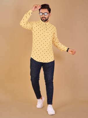 Mens Short Kurta