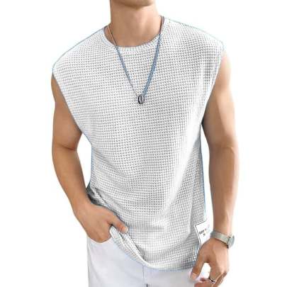  Mini waffle T-Shirt Mens Shirt