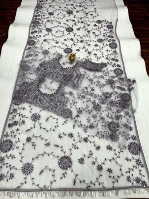 NEW BOLLYWOOD BLOCKBUSTER DESIGNING SAREE sattin silk designer saree