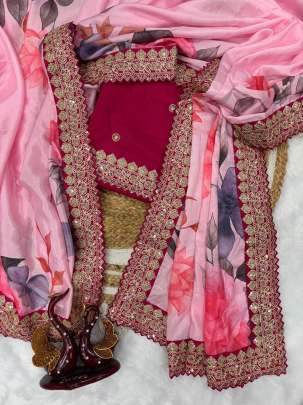 New exclusive designer saree  Party wear saree