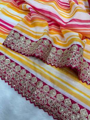 New exclusive designer saree Party wear saree