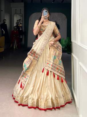 Paithani-style lehenga Lehenga Choli All