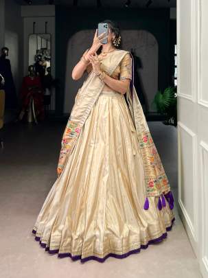 Paithani-style lehenga Lehenga Choli All