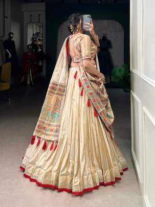 Paithani-style lehenga Lehenga Choli All
