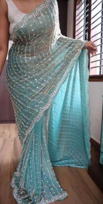 TRENDING BEADS SAREE  Party wear saree