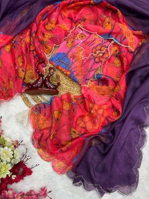  trending handwork saree  Party wear saree