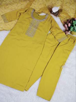 Premium Designers kurta Pent Set. 3 piece 