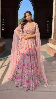 Premium Faux Georgette Lehenga Lehenga Choli All