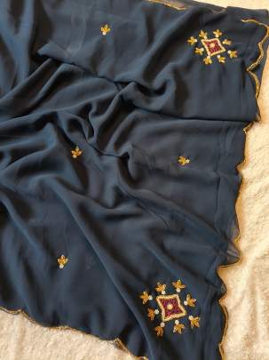 Premium Georgette blooming saree