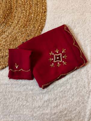 Premium Georgette blooming saree Sarees