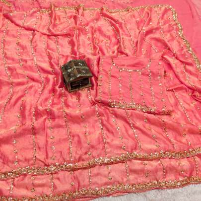 Pure Fandy Sattin Silk Saree sattin silk designer saree