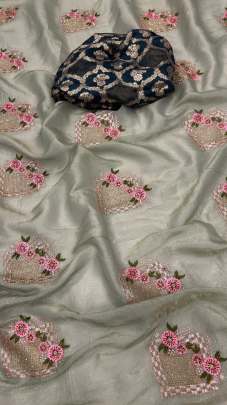  Pure paper silk crush saree sattin silk designer saree