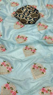  Pure paper silk crush saree sattin silk designer saree