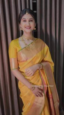 SAREE WITH BEAUTIFUL ZAHLAR