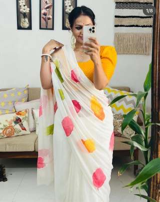  SMOOTH GEORGETTE  SAREE