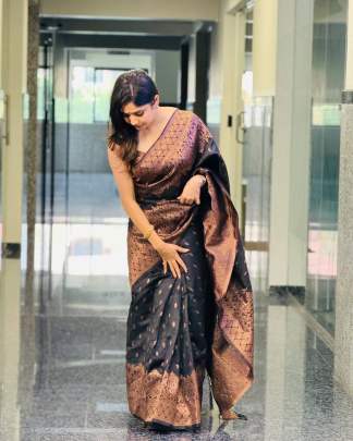 SOFT LICHI SILK CLOTH. Lichi Silk Saree