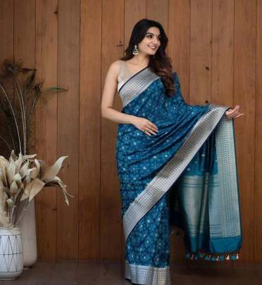SOFT LICHI SILK CLOTH Lichi Silk Saree