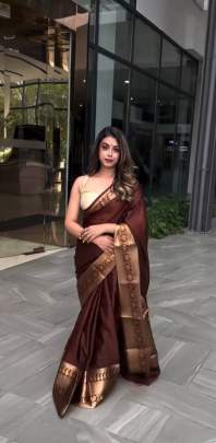 SOFT LICHI SILK CLOTH Lichi Silk Saree