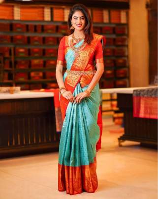 SOFT LICHI SILK CLOTH Lichi Silk Saree