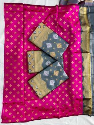 SOFT LICHI SILK CLOTH Lichi Silk Saree