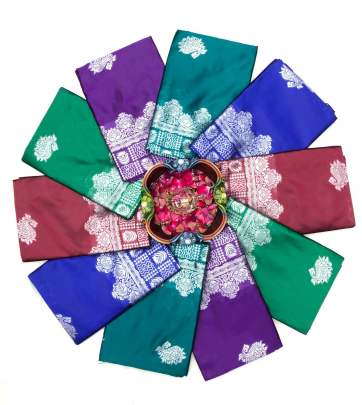 SOFT LICHI SILK CLOTH Lichi Silk Saree