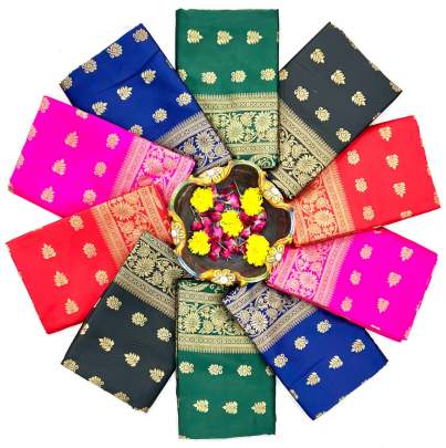 SOFT LICHI SILK CLOTH Lichi Silk Saree