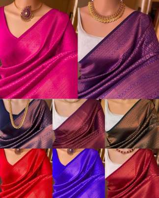SOFT LICHI SILK CLOTH Lichi Silk Saree