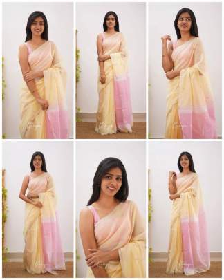 SOFT LILAN SLAB Lichi Silk Saree