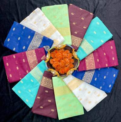 SOFT LILAN SLAB Silk saree