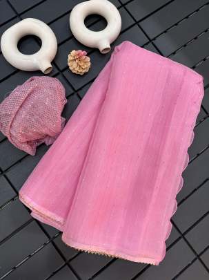 SOFT ORGANZA SAREE Organza  saree