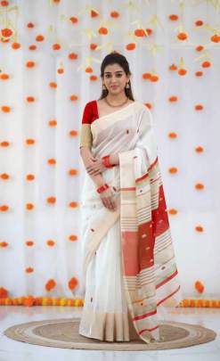 SPECIAL LILAN SOFT COTTON FABRIC Sarees