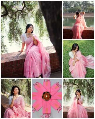SPECIAL LILAN SOFT COTTON FABRIC Sarees
