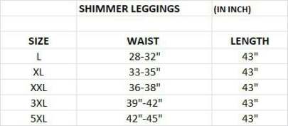 Shimmer Leggings Leggings 