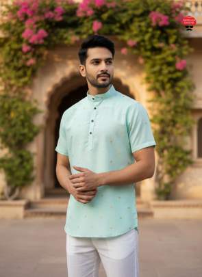 Short Kurta half sleeves for every celebration and casual wear Mens Short Kurta