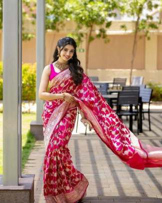 Soft Lichi Silk Cloth Lichi Silk Saree