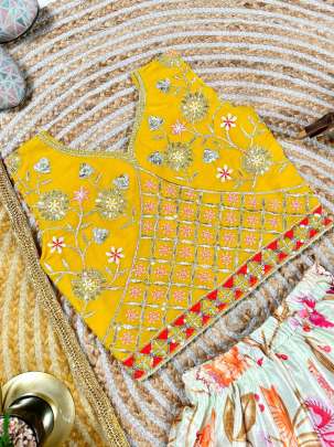 Stitched Lahenga - Blouse - Dupatta   Lehenga Choli