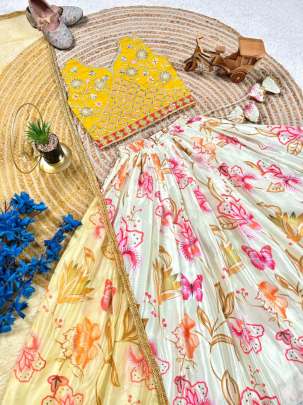 Stitched Lahenga - Blouse - Dupatta   Lehenga Choli