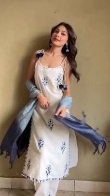 Traditional & Festival & Office Wear  Cotton kurti seat 