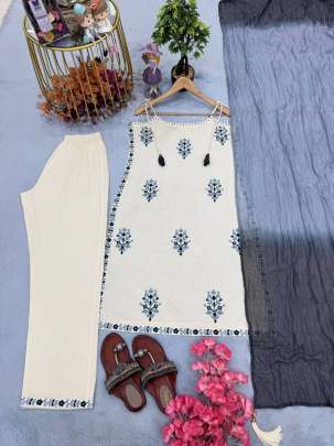 Traditional & Festival & Office Wear  Cotton kurti seat 