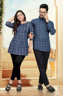 Tunic top& Short Kurta  COUPLE COMBO SEAT