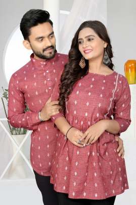 Tunic top& Short Kurta  COUPLE COMBO SEAT