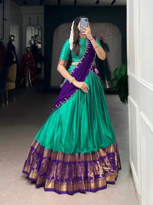 Zari Weaving Work Lehenga Choli  Lehenga Choli All