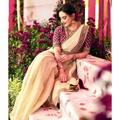 exclusive designer sequins saree  Party wear saree