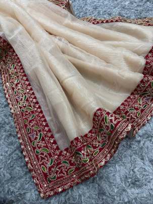 exclusive designer sequins saree  Party wear saree