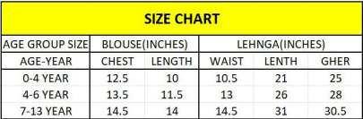 gorgeous Kids Lehenga Lehenga Choli All