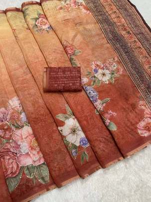 meenakshi Party wear saree