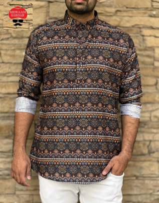 mens  cotton short kurta  SHORT KURTA